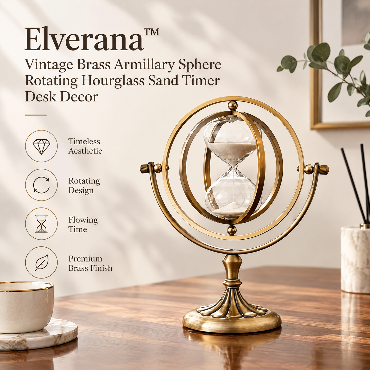 Elverana™ Sculptural Organic Decorative Accent — Modern Artistic Object For Elevated Home Interiors