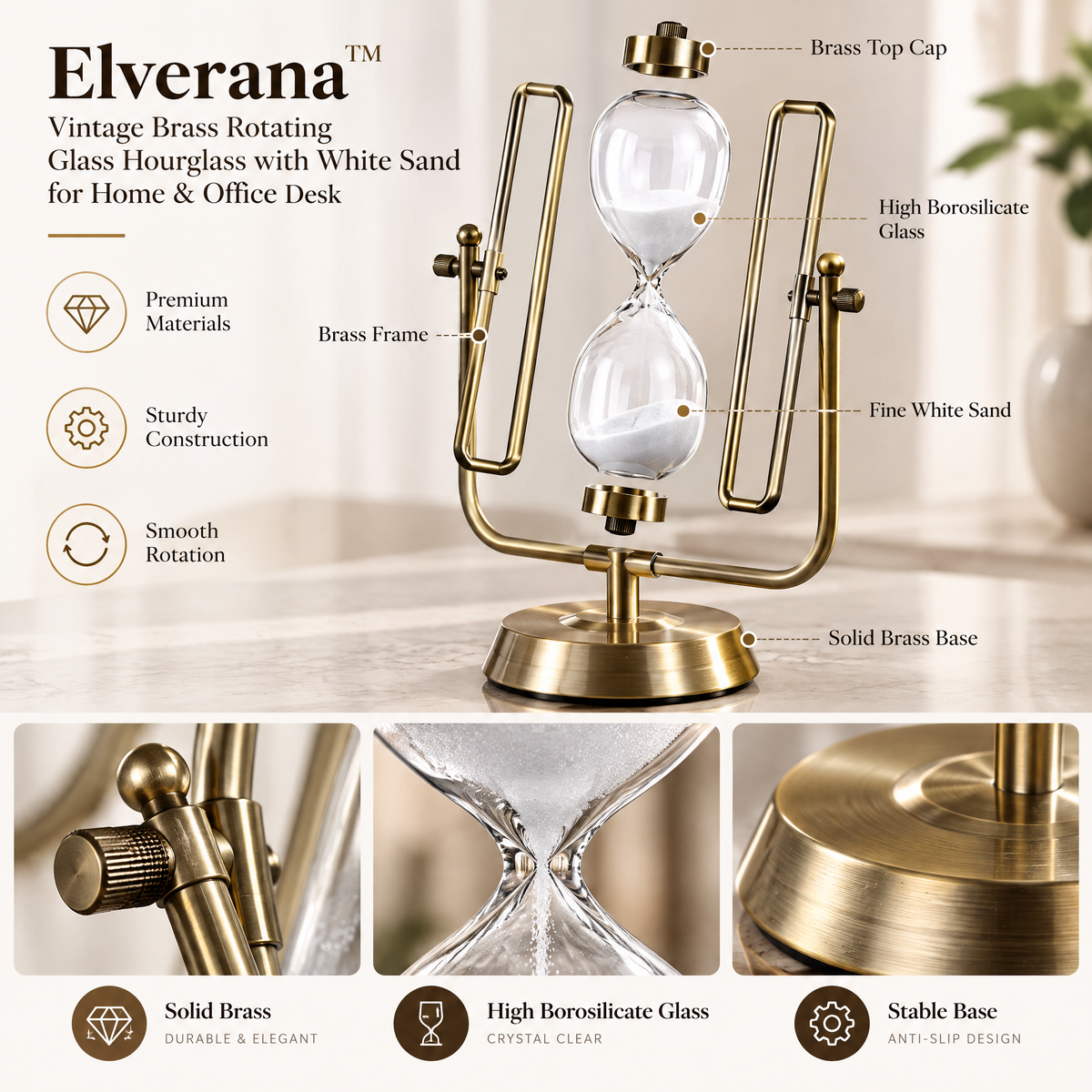 Elverana™ Sculptural Ceramic Home Accent — Modern Artistic Decor Piece For Elegant Interiors