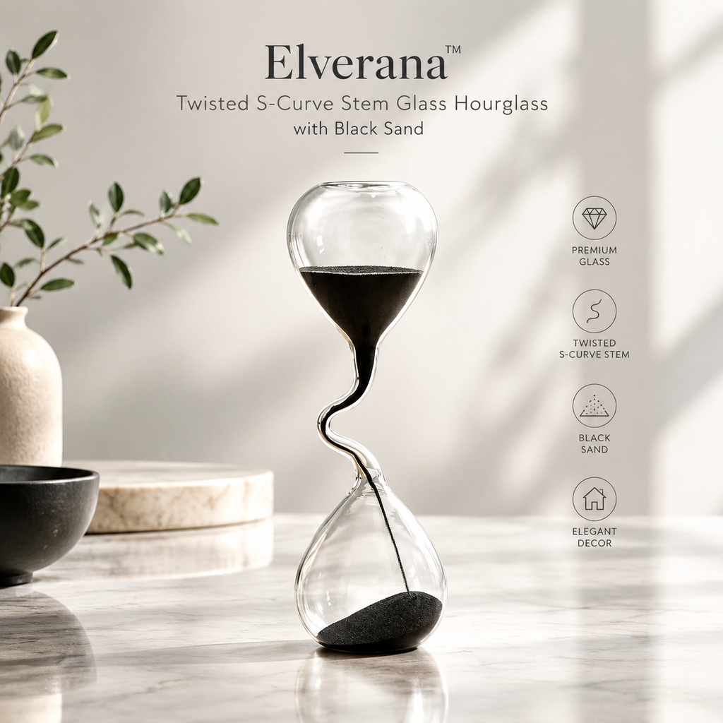 Elverana™ Modern Sculptural Home Decor Accent — Artistic Statement Piece for Living Spaces