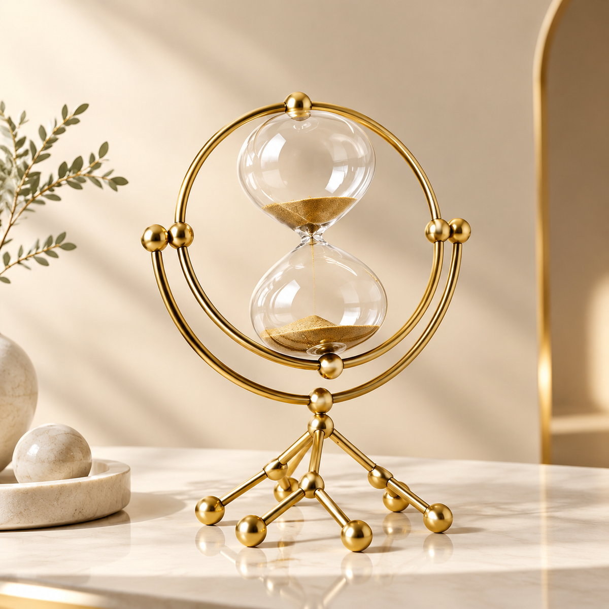 Elverana™ Sculptural Modern Decorative Accent — Organic Art Object For Contemporary Home Styling
