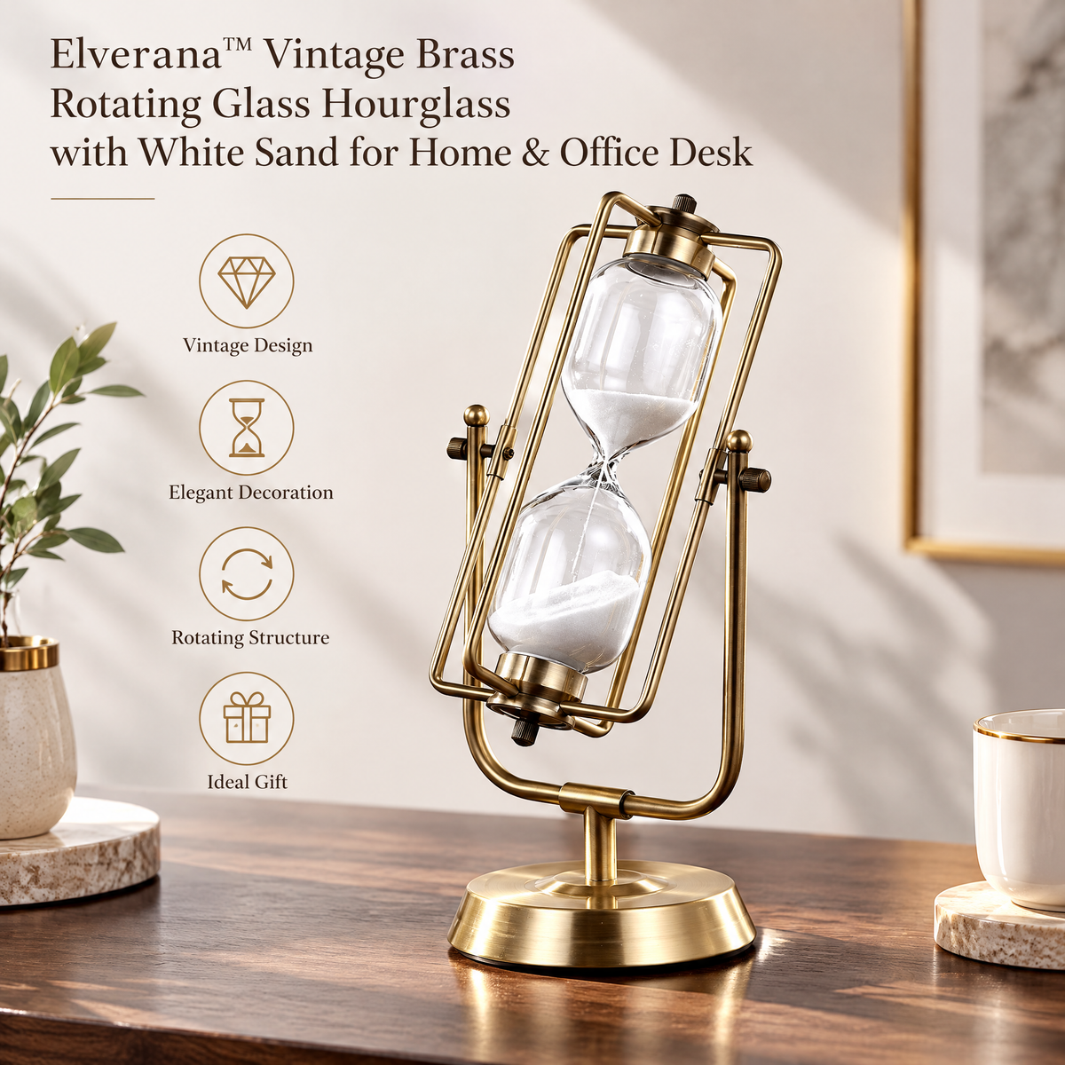 Elverana™ Sculptural Ceramic Home Accent — Modern Artistic Decor Piece For Elegant Interiors