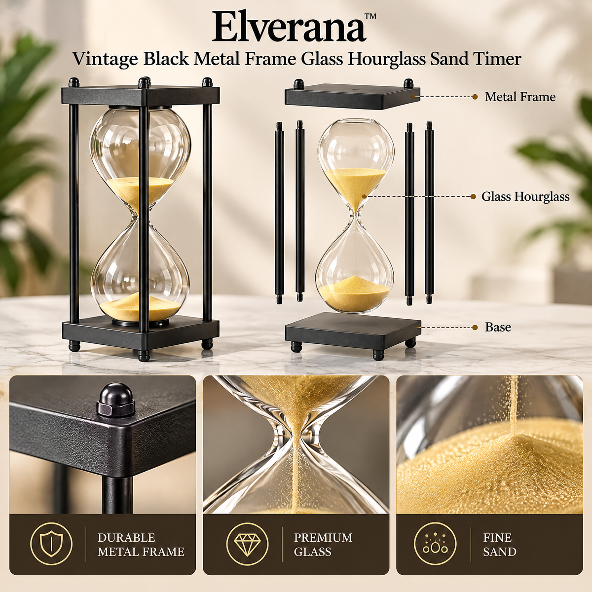 Elverana™ Sculptural Organic Decor Accent — Modern Artistic Statement Piece For Contemporary Homes